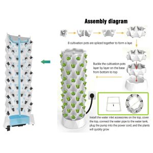 Hydroponics Pineapple Tower