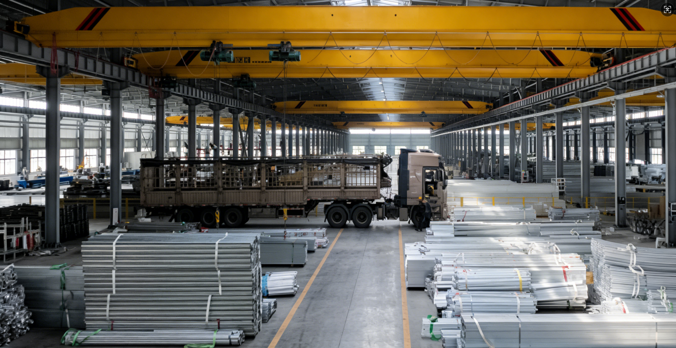 Aurlant factory warehouse for manufacturing greenhouse structures and smart farming system components