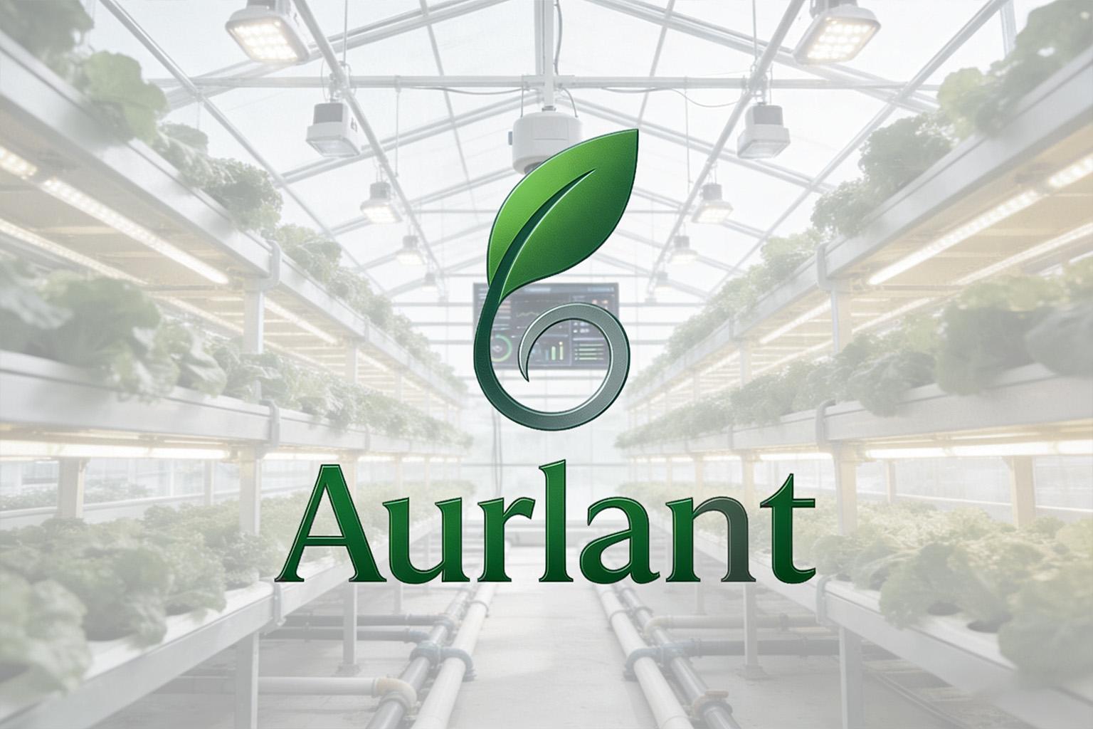 Aurlant brand logo, representing the harmony of natural vitality and intelligent agriculture technology