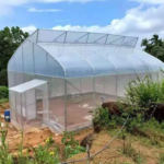 Agricultural Single Span Film Sawtooth Greenhouse