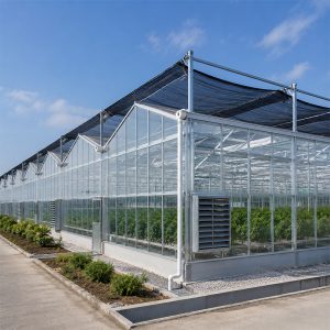 Commercial greenhouse for fruit vegetables