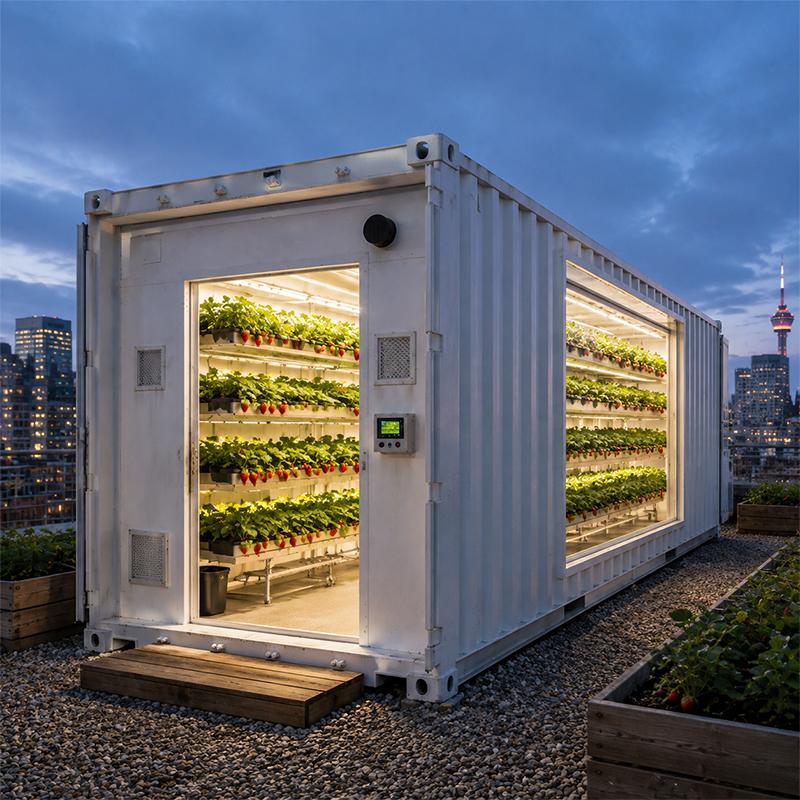 How Many Plants Can a 40ft Container Farm Grow?